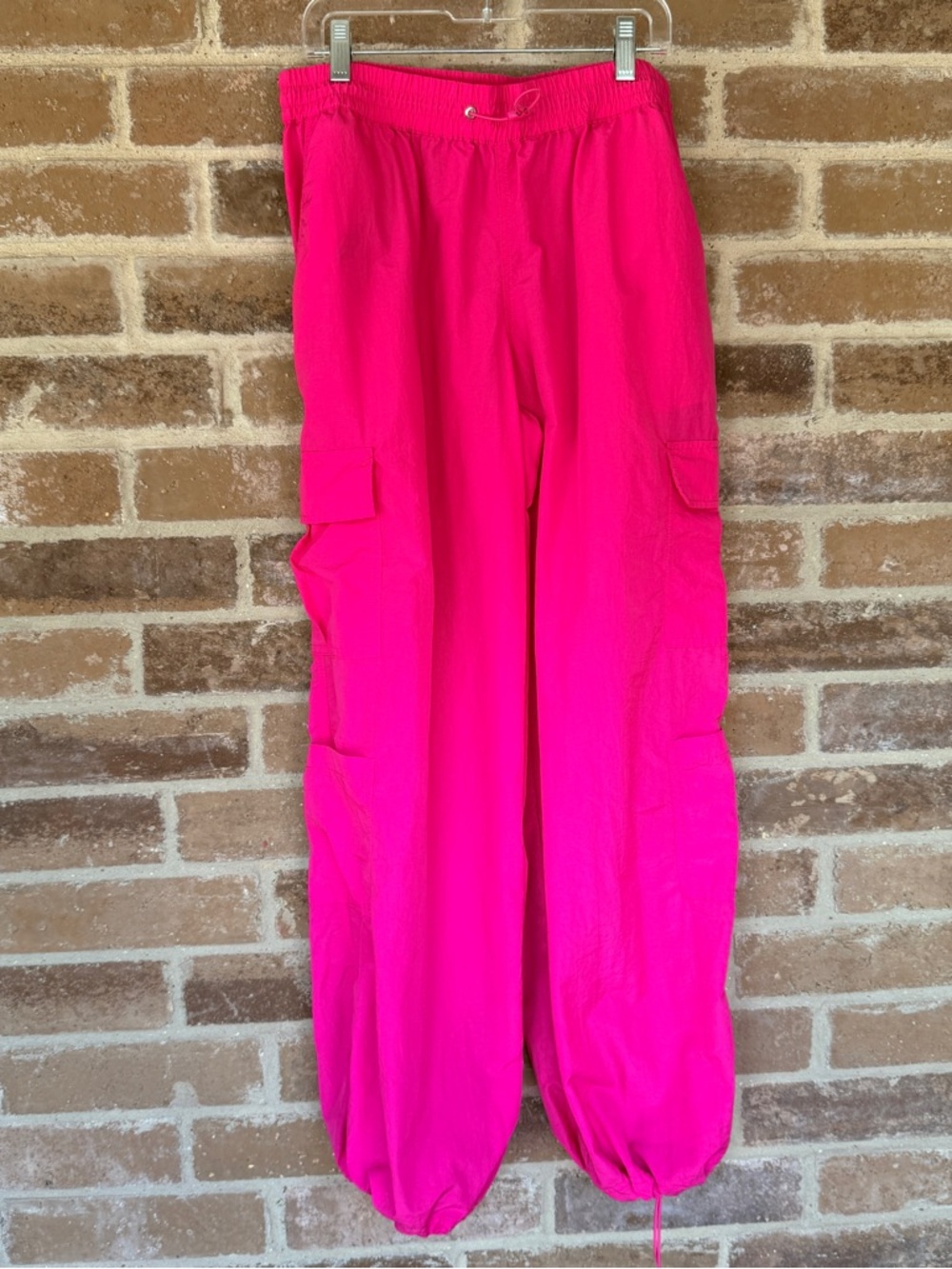 Full Tilt Neon Pink Cargo Joggers